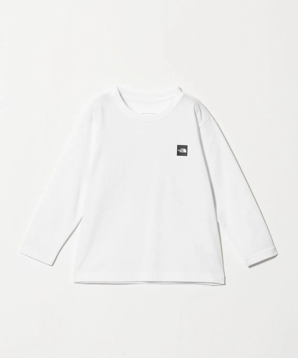 Детская футболка с длинным рукавомс принтом Box Logo THE NORTH FACE, Белый