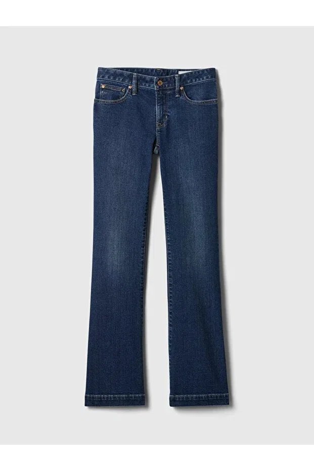 Женские джинсы с широкой штаниной Gap, Navy Blue-000 — фото 2