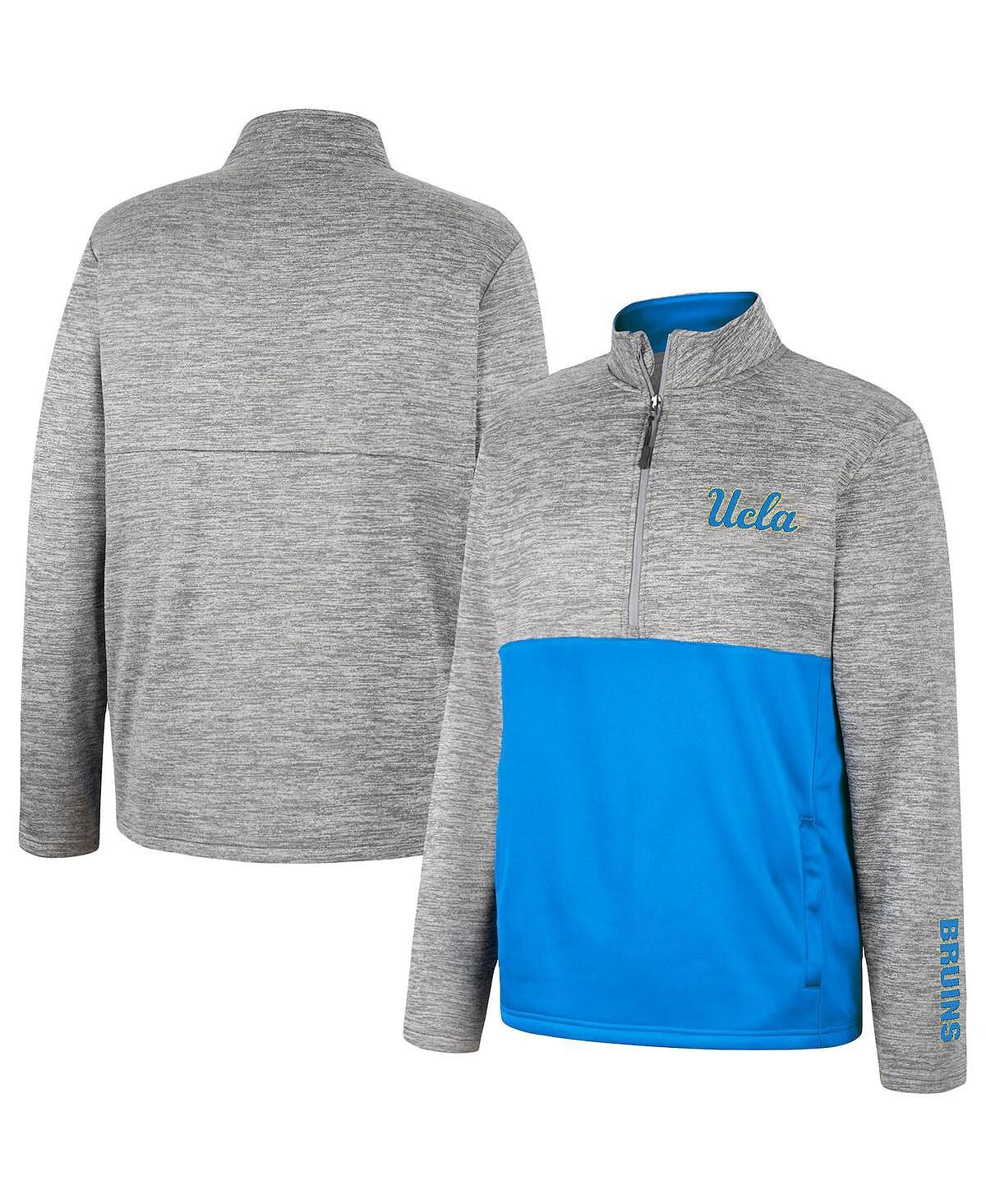 

Мужская серая куртка ucla bruins john half-zip Colosseum, серый