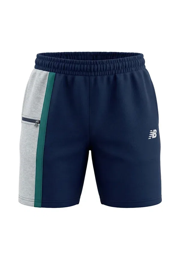 Брюки хлопковые Bermuda bambino New Balance, Blu, синий