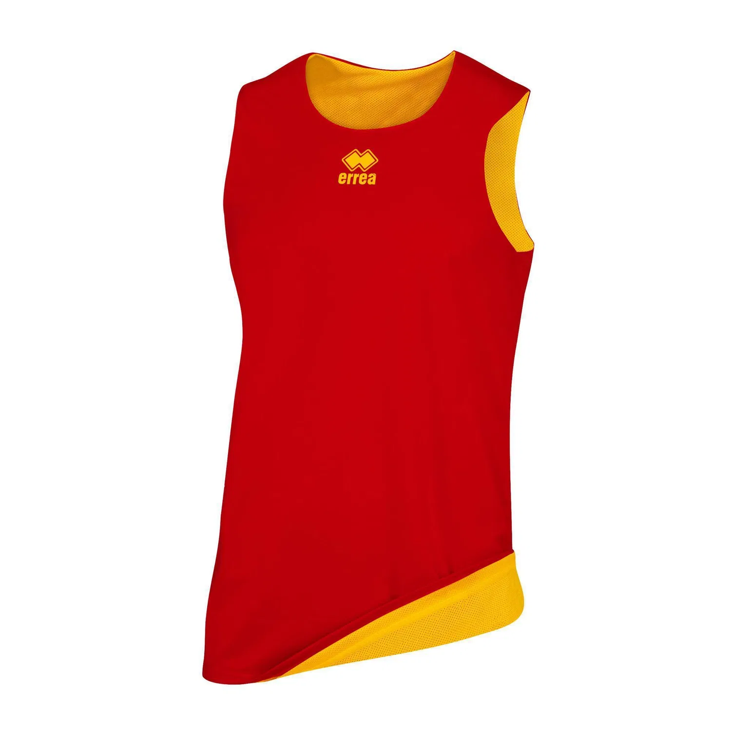 Детская безрукавное футболка Errea Chicago Trikot Double Jr, Rot Orange — фото 2