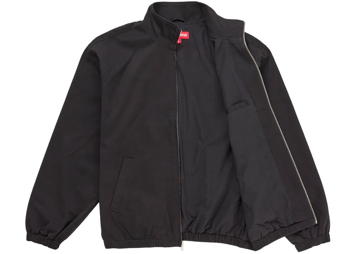 Мужская куртка Supreme Harrington Jacket, Black — фото 2