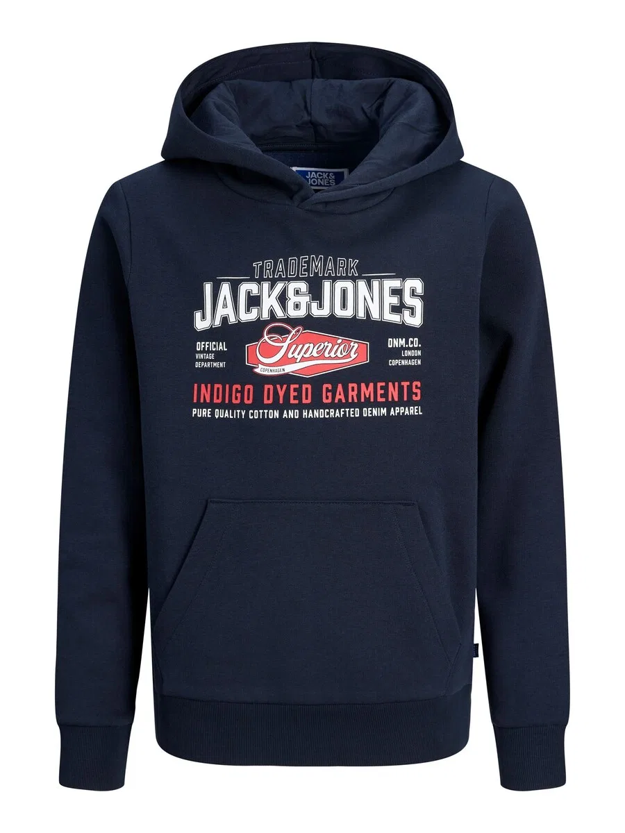 Детская толстовка синего цвета Jack & Jones Junior