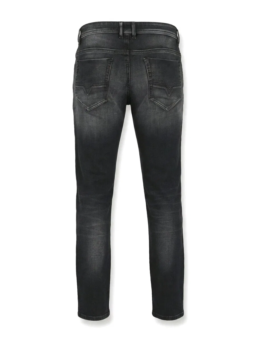 Джинсы узкого кроя DIESEL 'THOMMER JOGGJEANS Superstretch & Supersoft' антрацитового цвета — фото 3