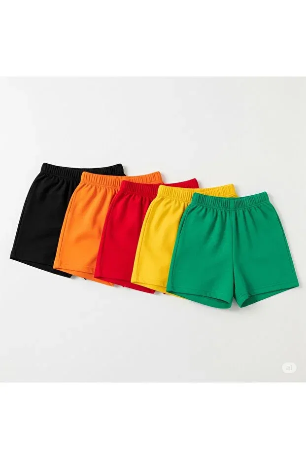 Детские шорты для девочек хлопковые 5 цветов Vestir Bien, Multicolor