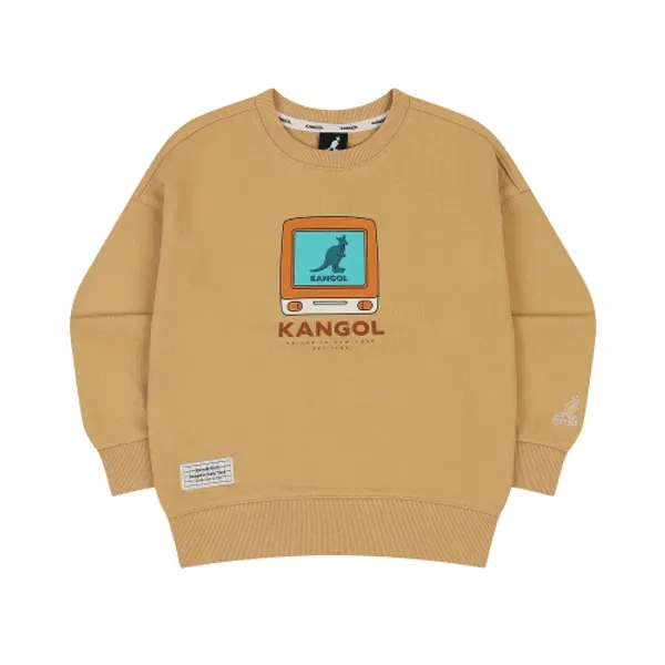 Свитшот с графическим принтом, rc 0205 Kangol Kids, желтый