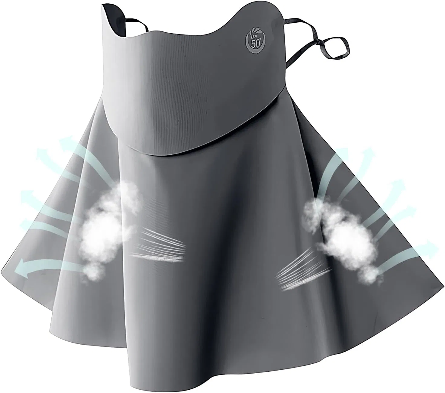 Generisch UV Face Cover, Darkgray