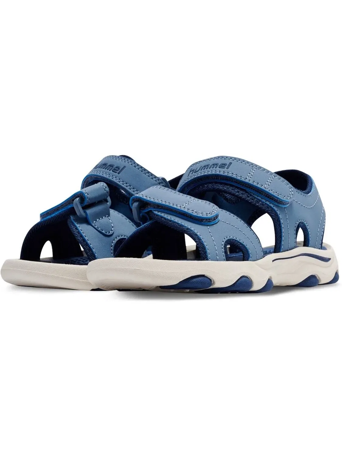 Сандалии детские с фиксирующим ремешком Sandal Wave Jr Hummel, синий — фото 2