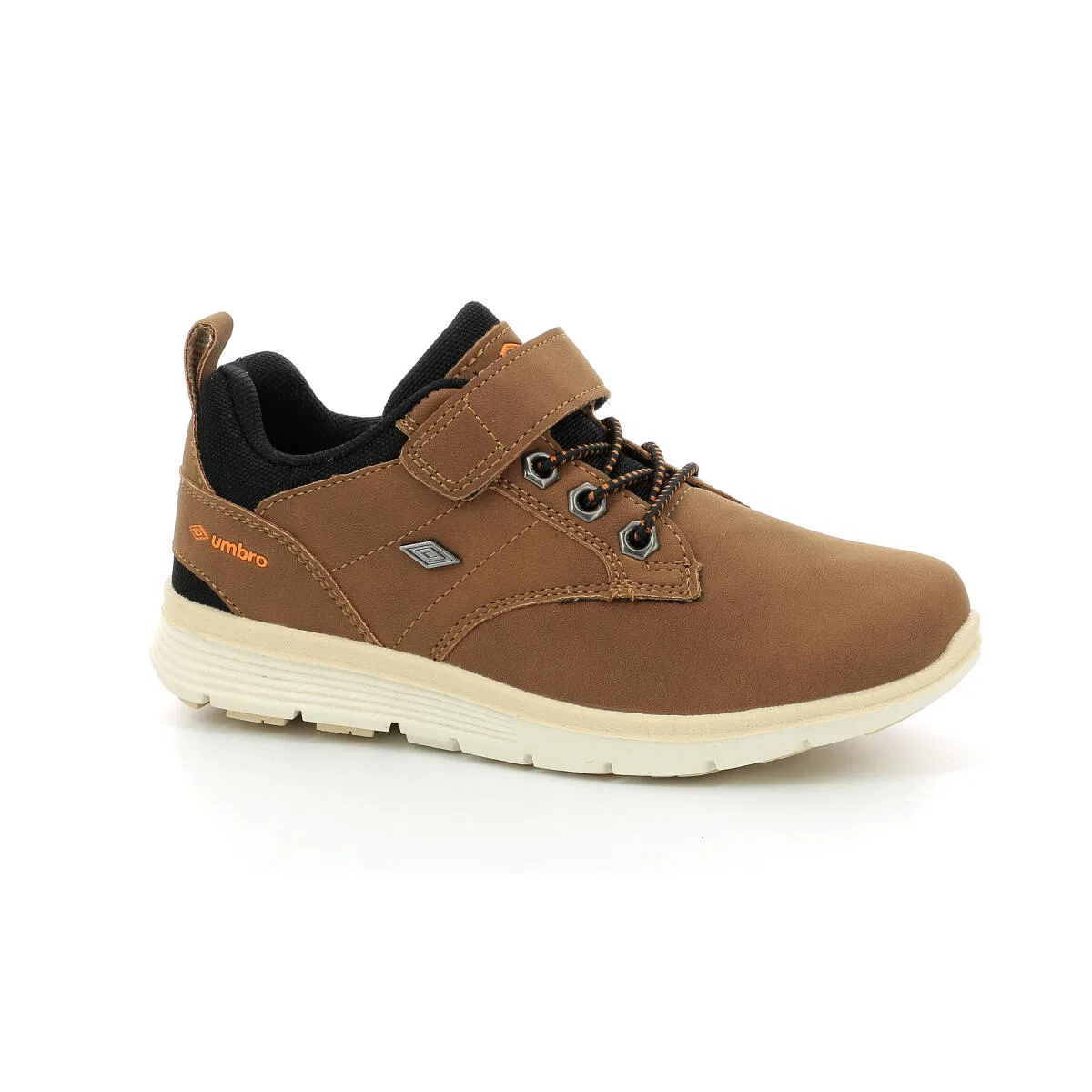 Детские кеды с липучкой Umbro Nella, Beige Dunkelbraun — фото 2