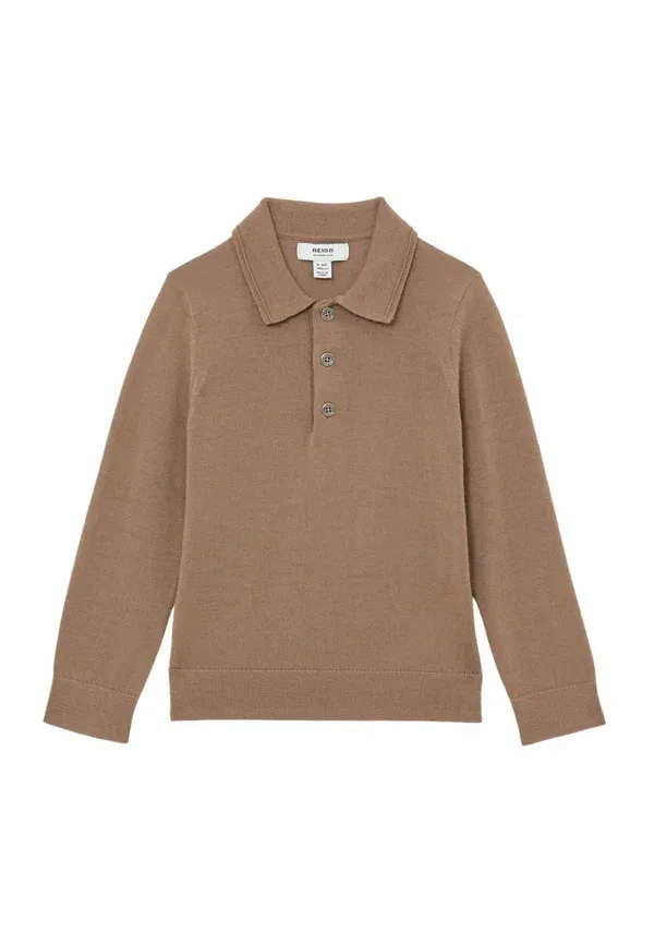 Платье однобортное, шерстяное, Trafford от Reiss, Camel Brown, коричневый