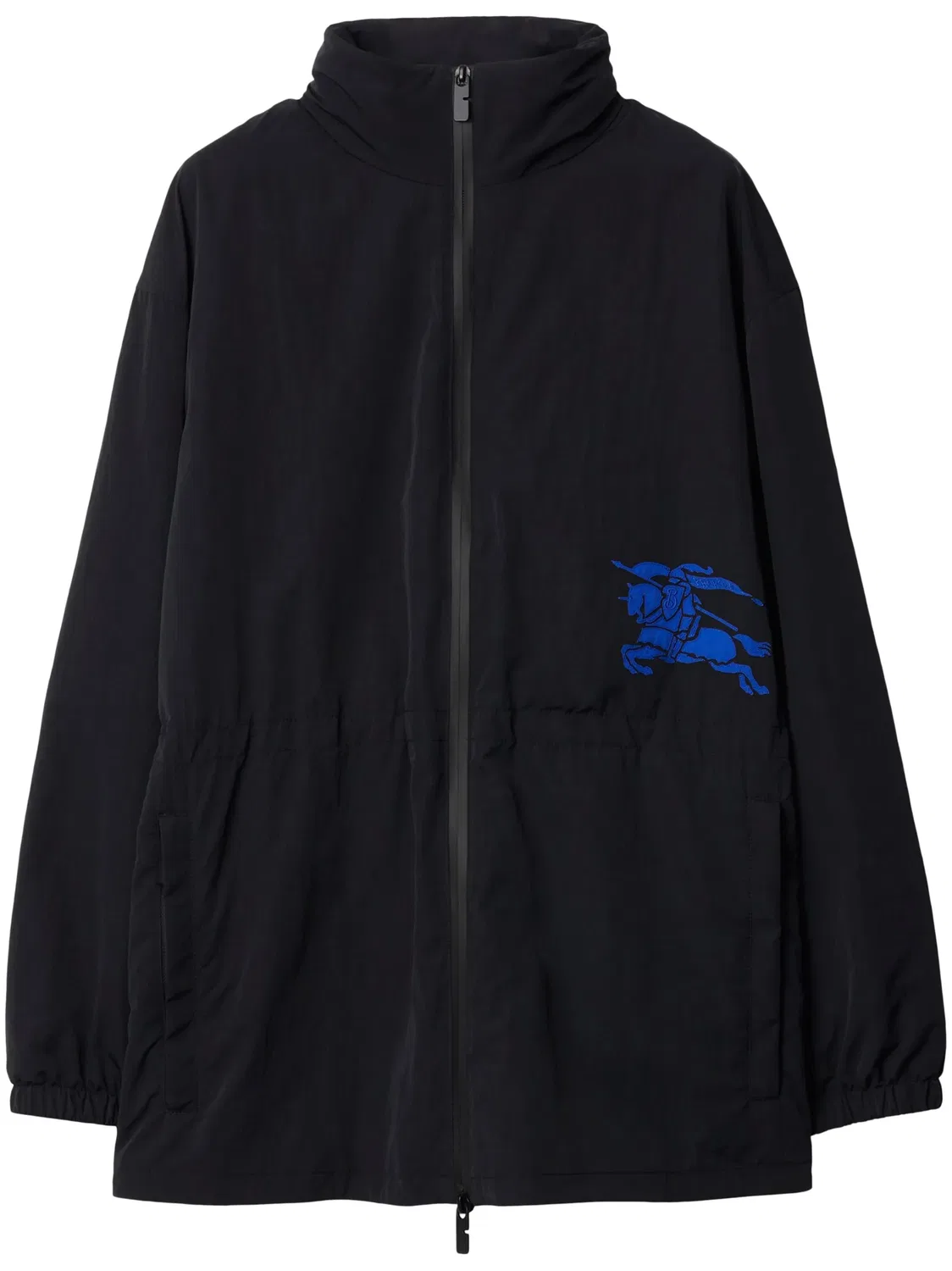 Джинсовый куртка с аппликацией EKD Burberry, черный