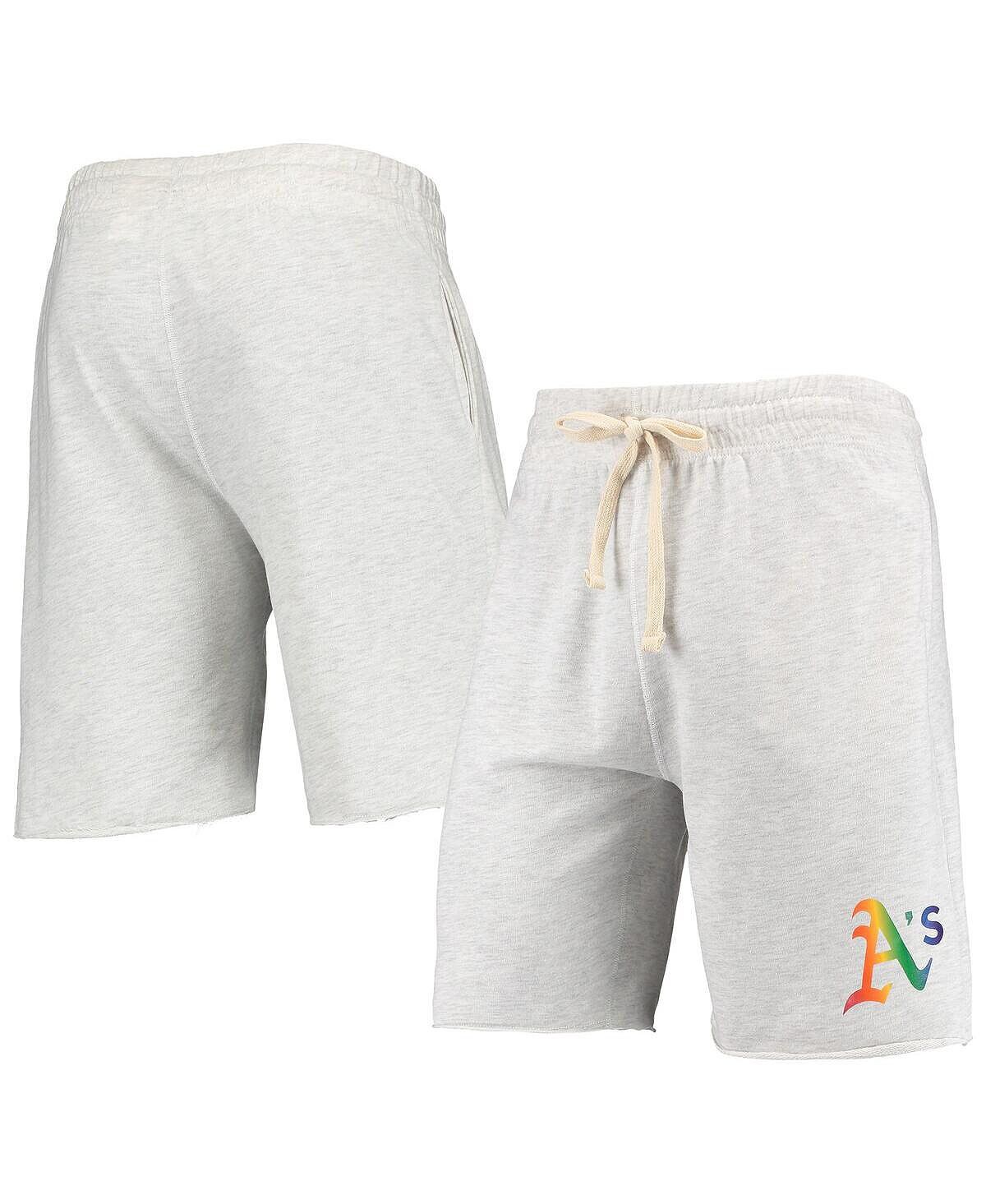 

Мужские шорты oatmeal oakland athletics mainstream logo terry tri-blend Concepts Sport, мульти
