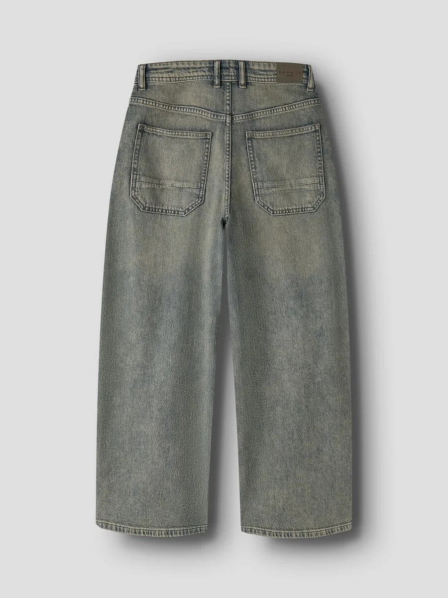 Джинсы NAME IT Baggy Jeans 'NKMBen X-Skater' дымчато-синего цвета — фото 2