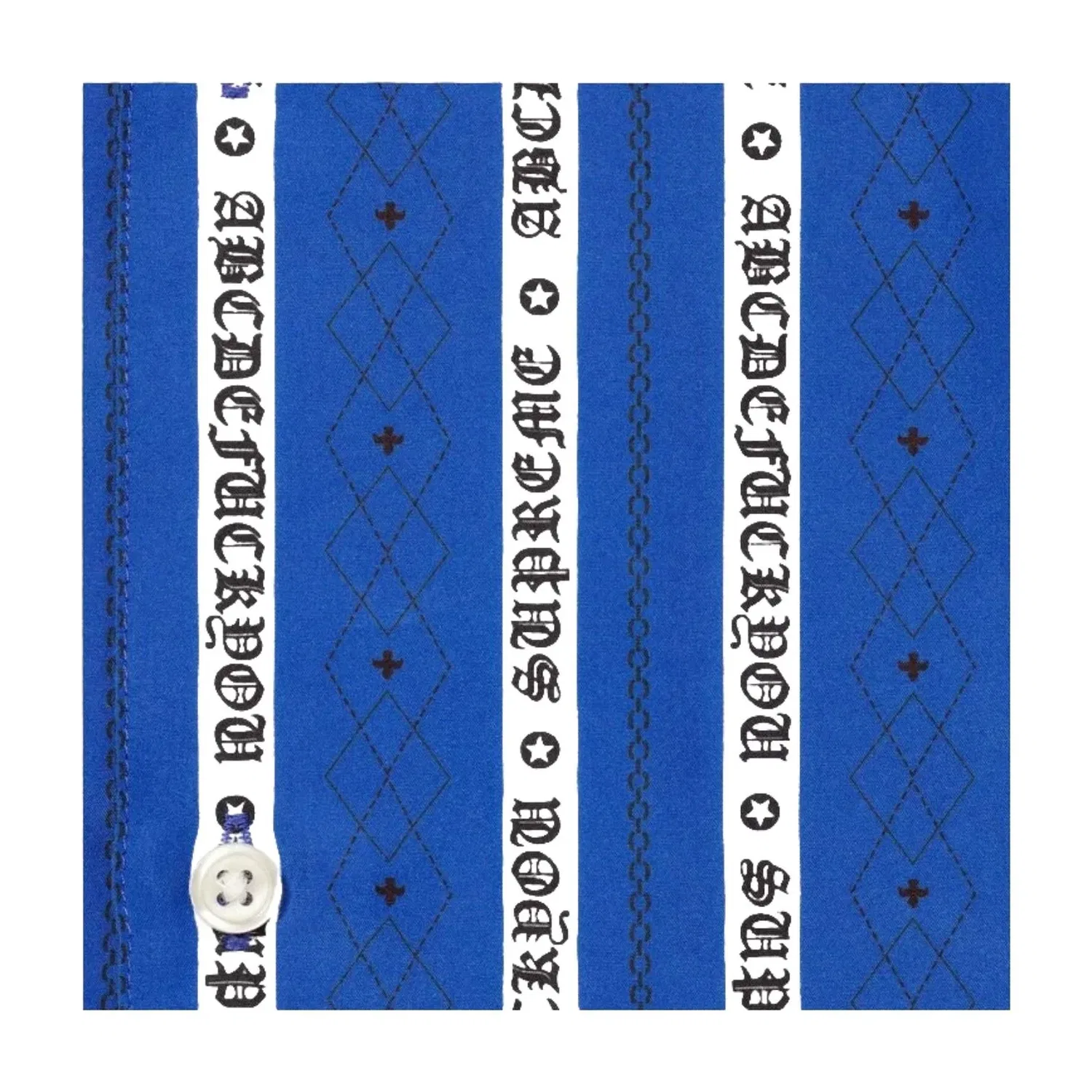 Мужская рубашка с длинным рукавом Old English Stripe Supreme, синий — фото 2