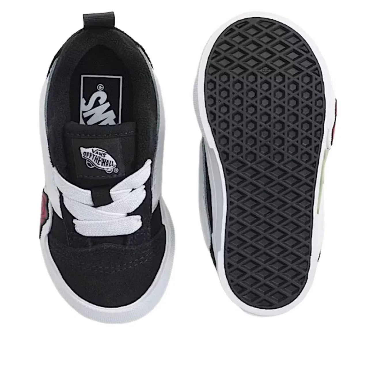 Детские кроссовки с замшевым верхом Knu Skool Vans, черный — фото 3