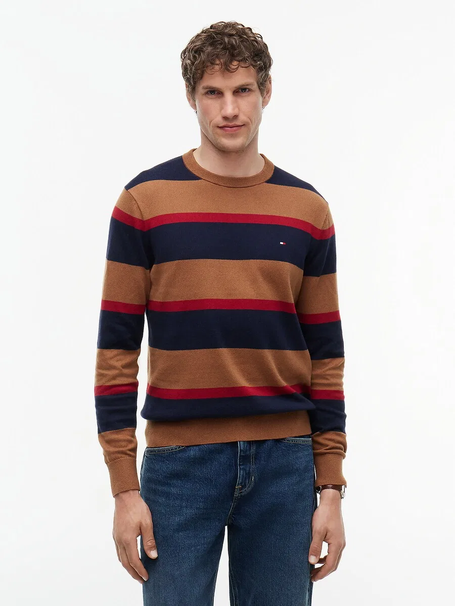 Свитер TOMMY HILFIGER карамельного цвета — фото 2