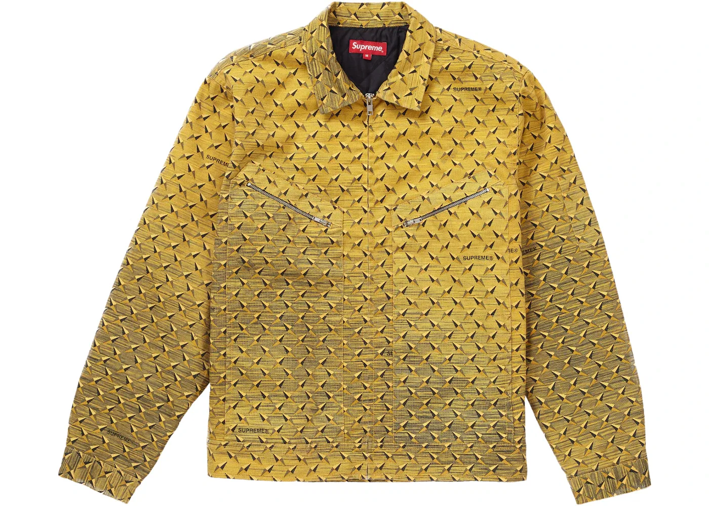 Мужская куртка Diamond Plate Work от Supreme, Yellow