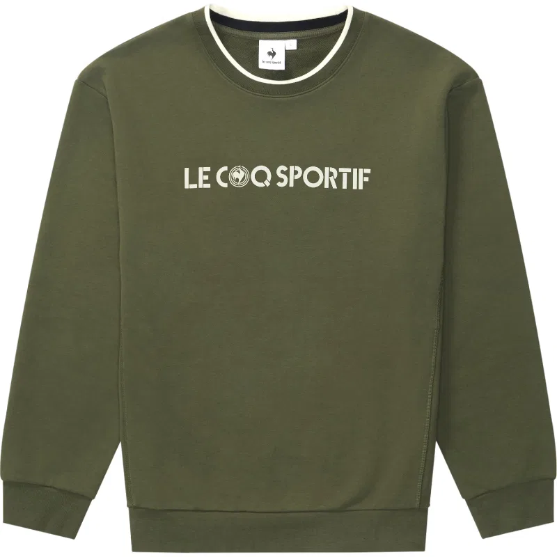 Детский свитшот с круглым вырезом Le Coq Sportif, Black — фото 4