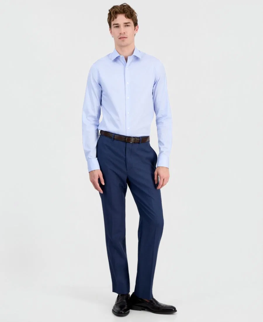 Рубашка с геометрическим принтом Slim Fit Tommy Hilfiger, Blue — фото 2