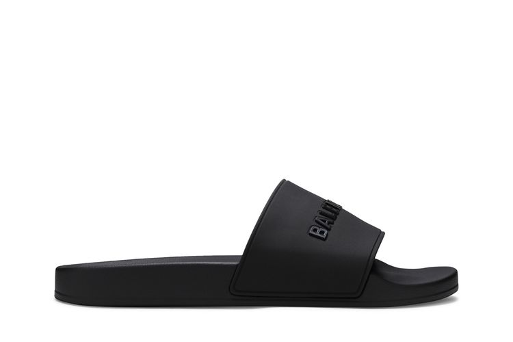 

Кроссовки Balenciaga Pool Slides 'Black', черный