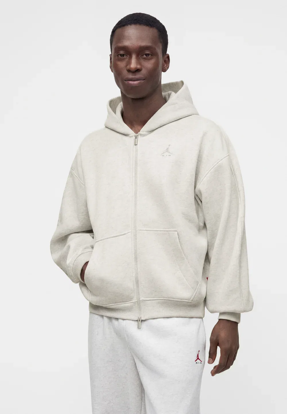 Толстовка на молнии Jordan, Neutral Grey/Smoke Grey — фото 4