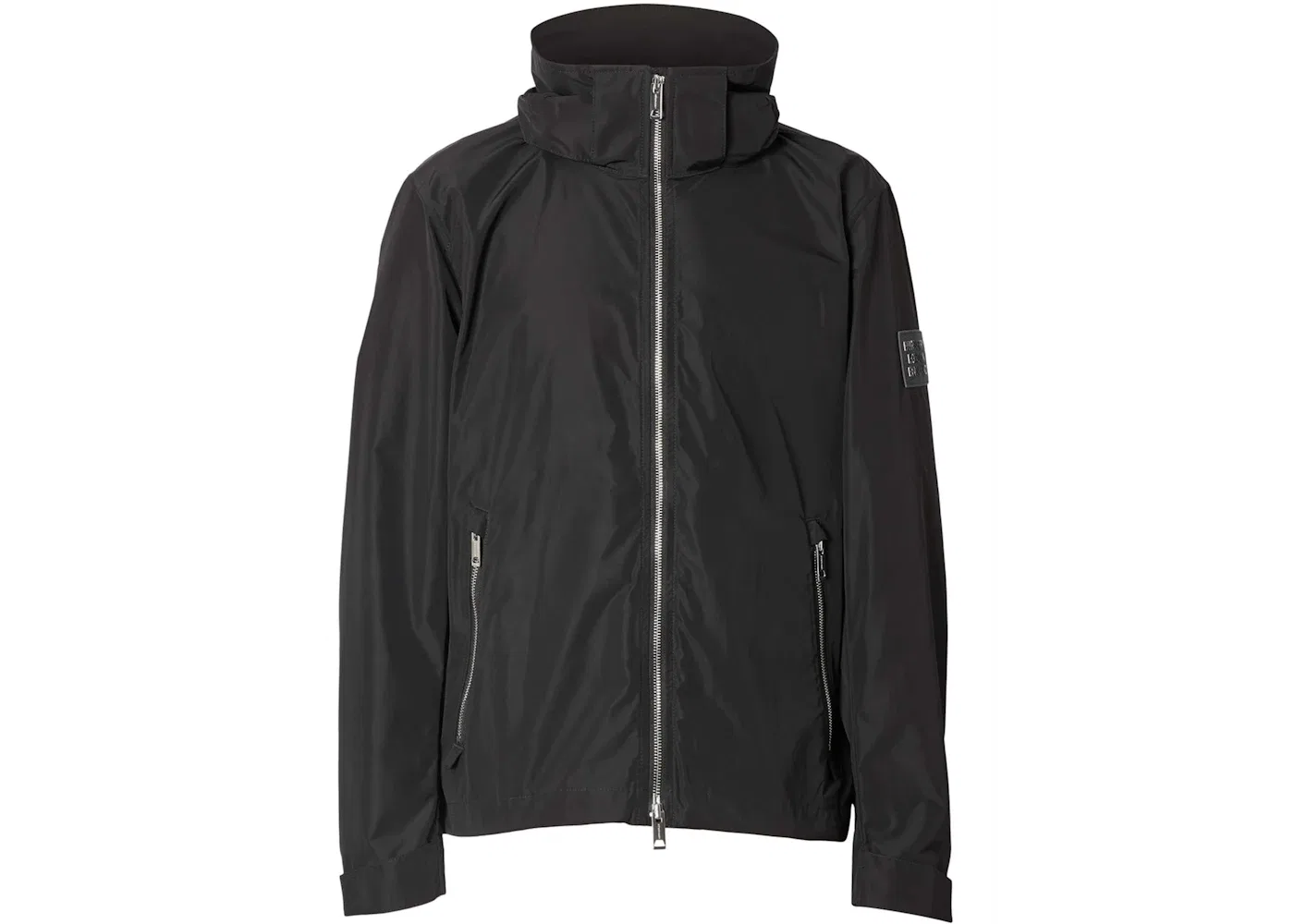 Мужская куртка из мемори-тафты с капюшоном Burberry, Black