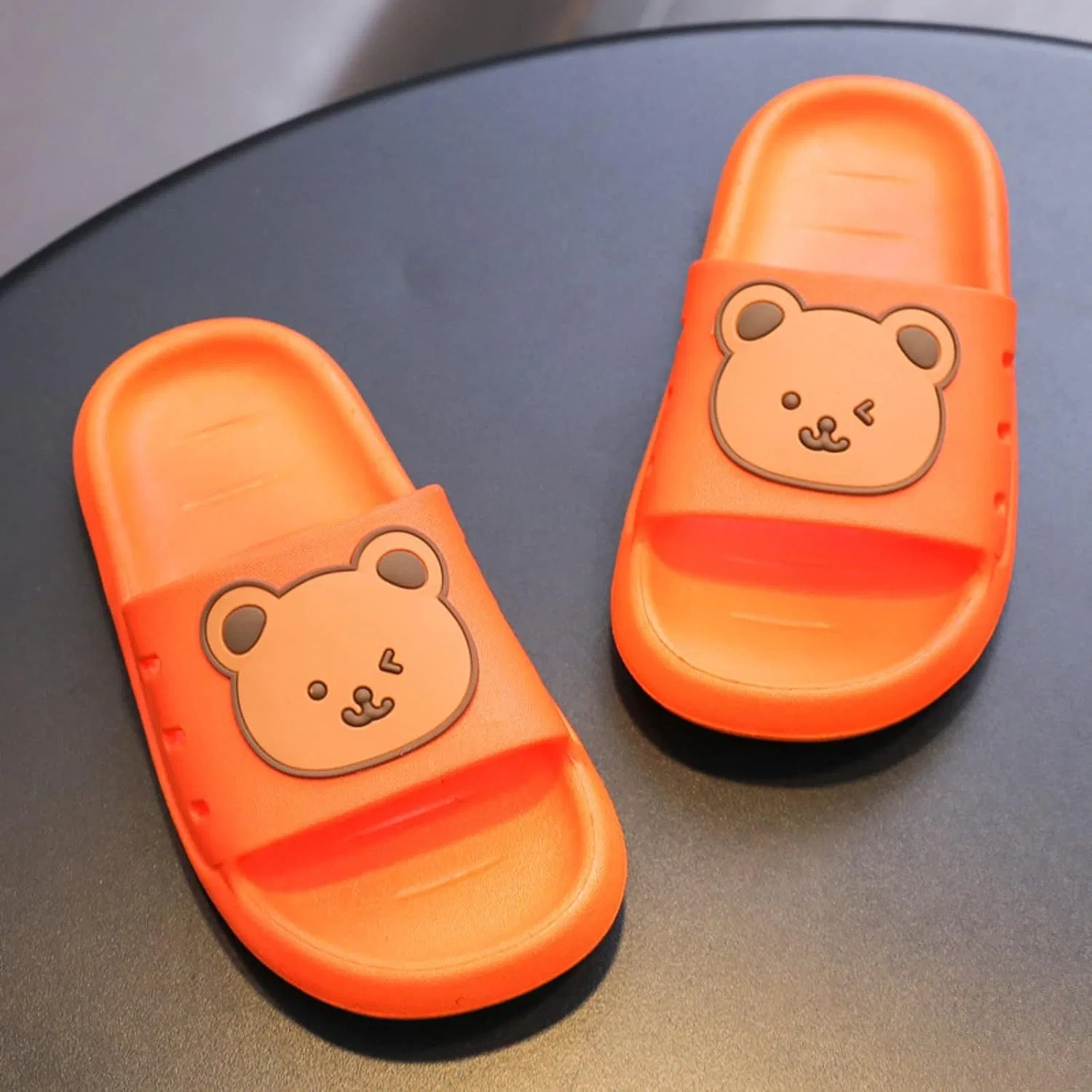 Детские спортивные сандалии с принтом для девочек и мальчиков, Orange — фото 3
