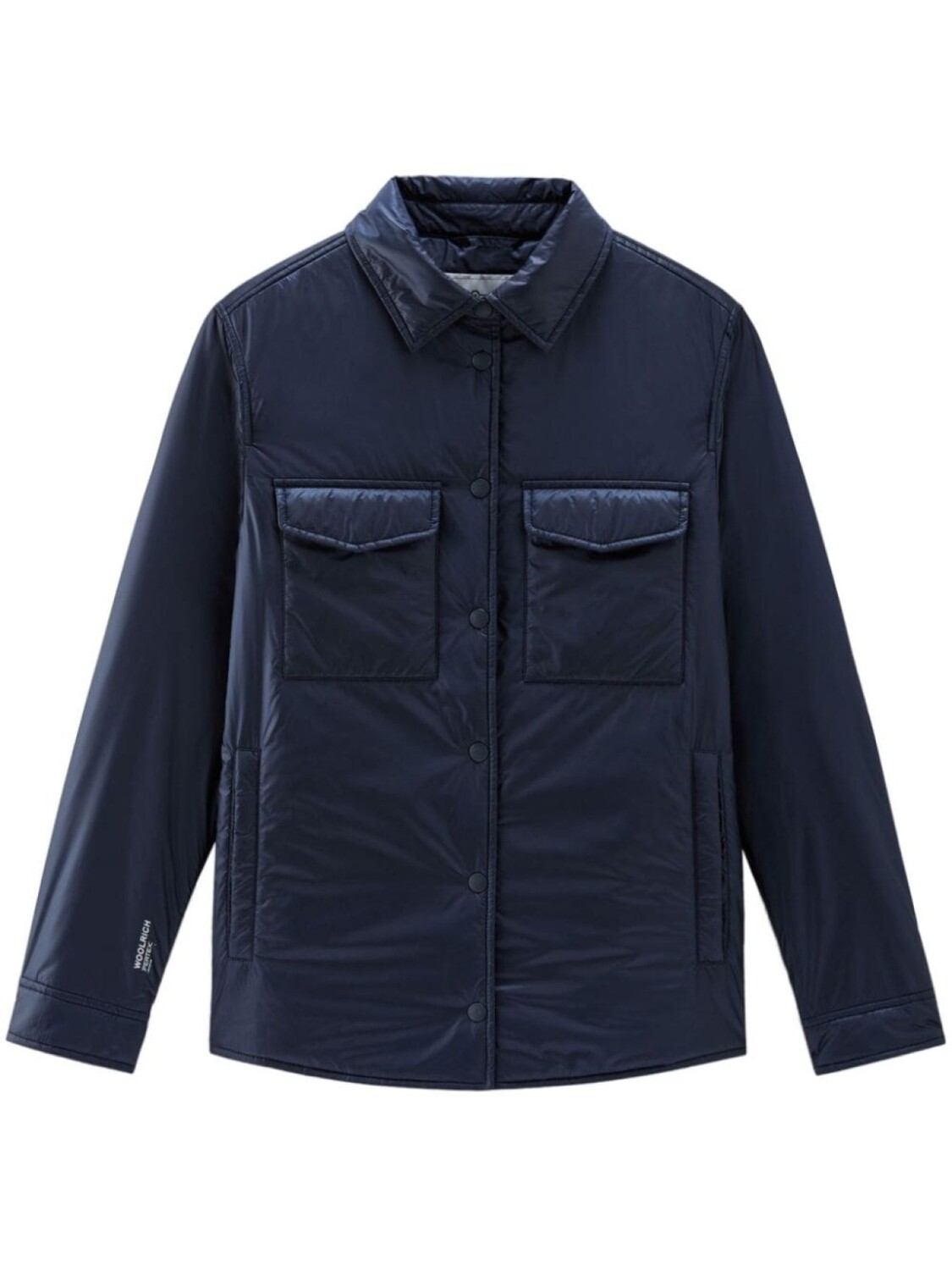 

Woolrich утепленная куртка-рубашка, синий