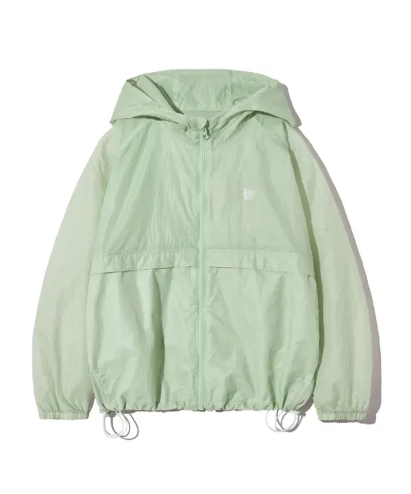 Детская ветрозащитная куртка Kids tag windbreaker jacket, BROWNBREATH, мятный — фото 2