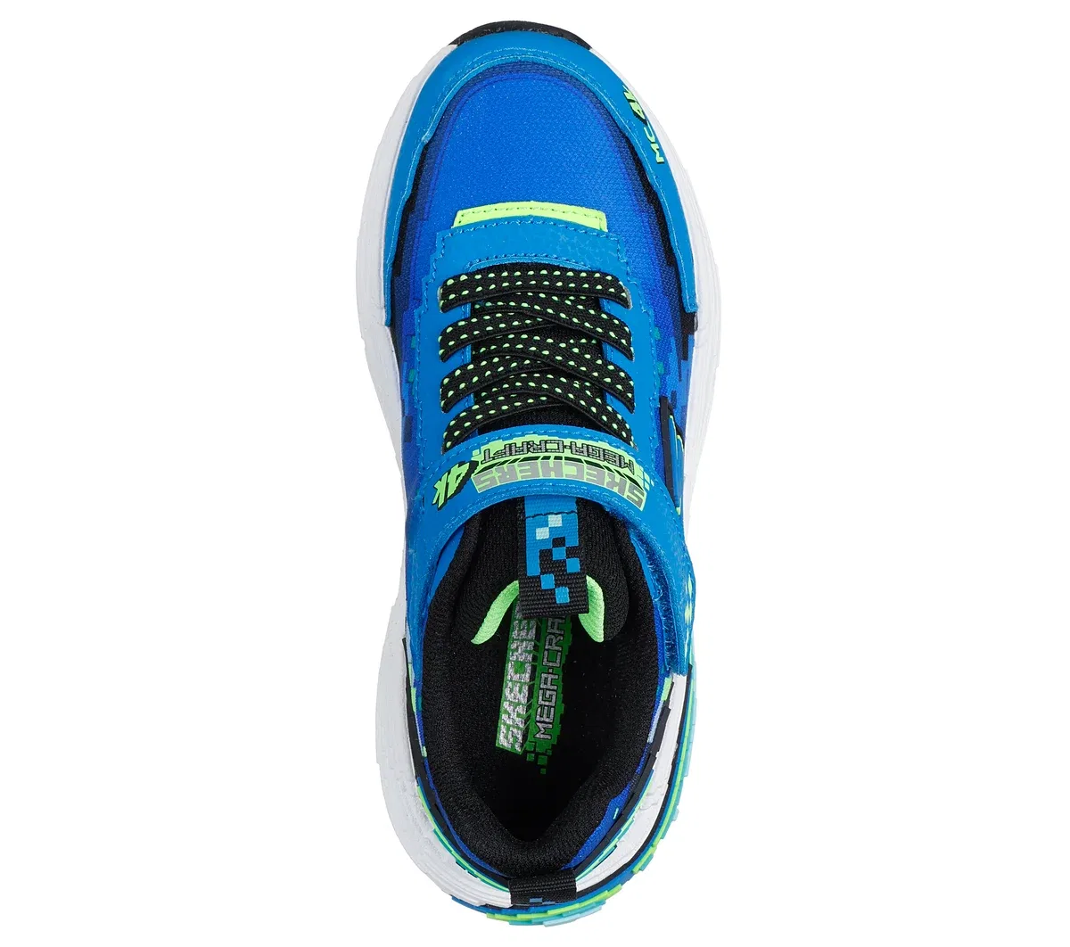 Детские кроссовки Mega-Craft 4K Skechers, синий/лаймовый — фото 2