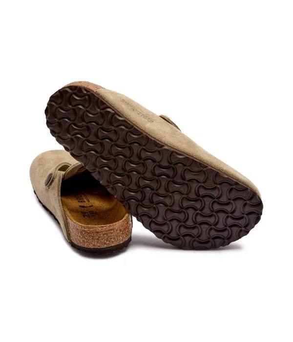 Детские сандалии-мюли Birkenstock Boston LEVE, бежевый — фото 4