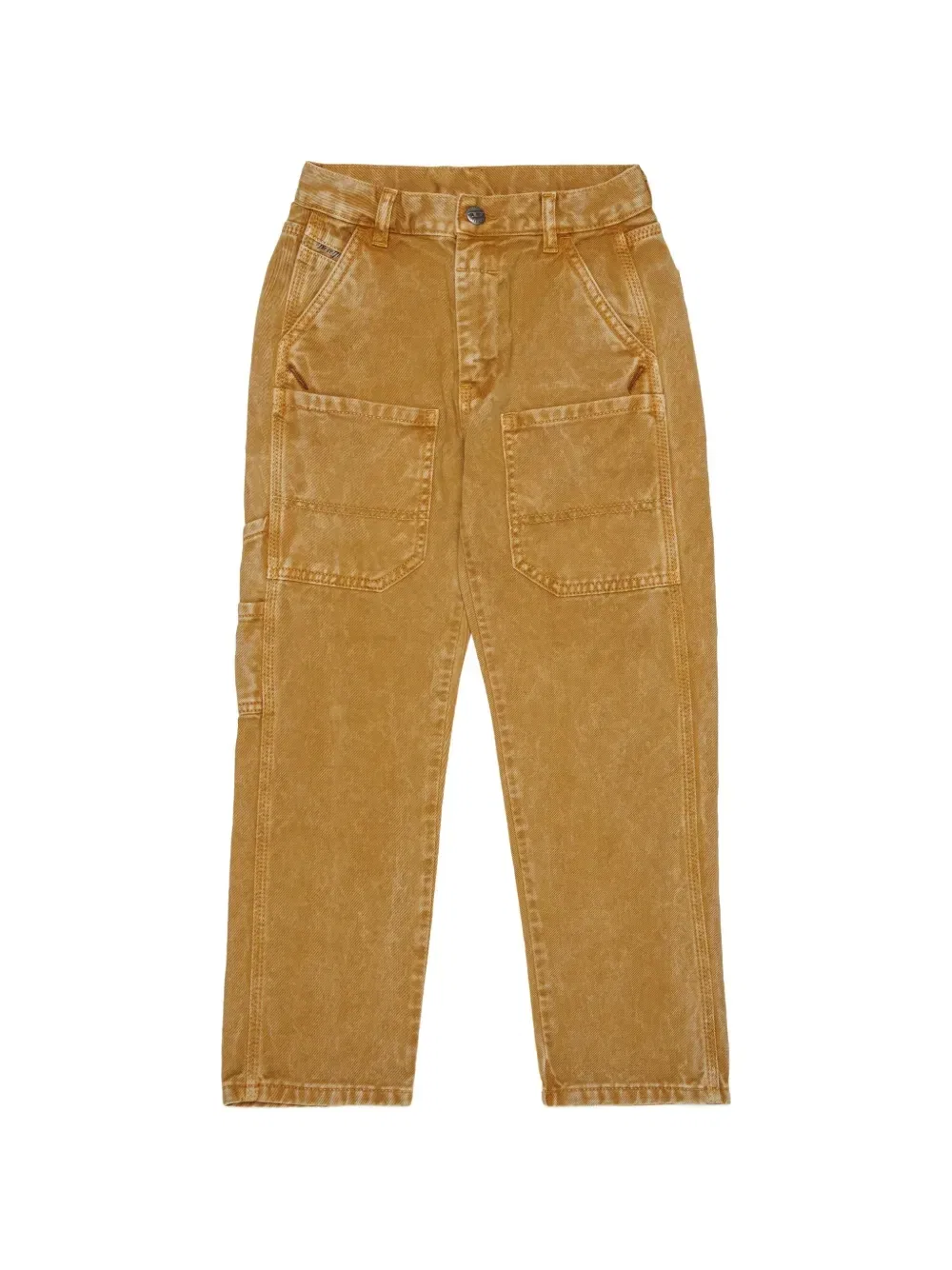 Джинсы -Berr с эффектом пертости Diesel Kids, бежевый