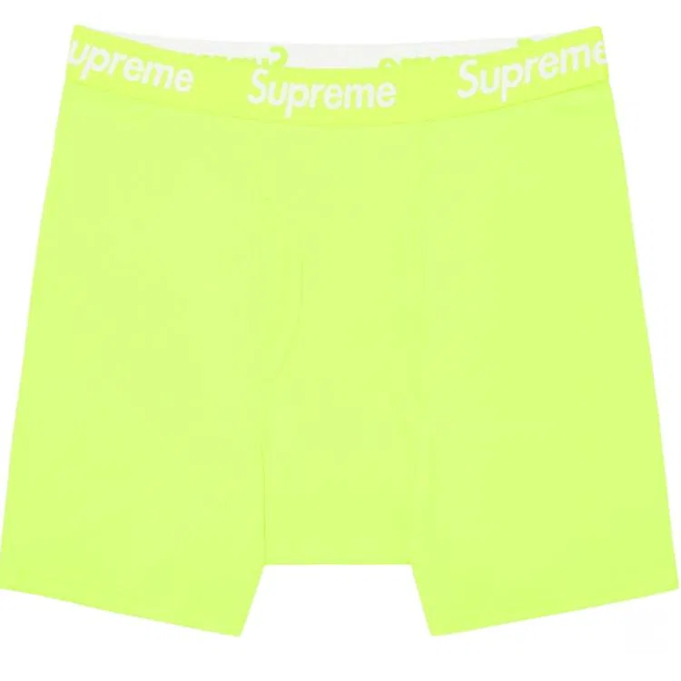 Мужские боксеры с принтом 2 шт Supreme, Neon Green — фото 4