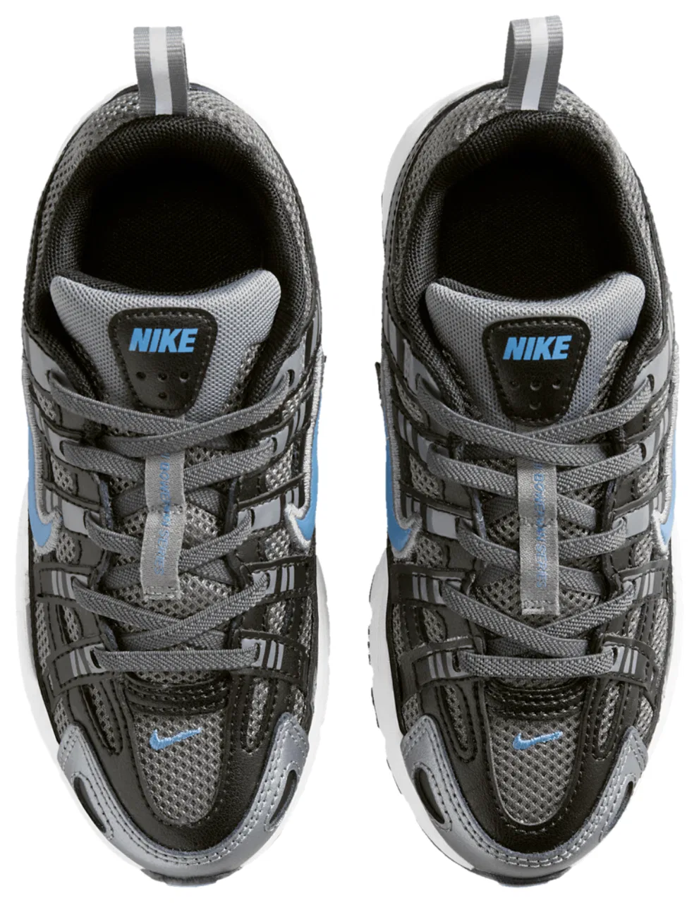Кроссовки для мальчиков P-6000 Nike, цвет Smoke Grey/Dutch Blue/Black — фото 4