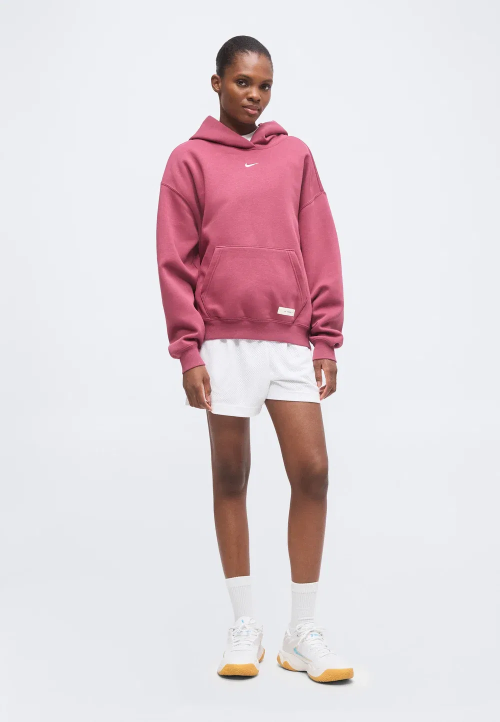 Худи с баскетбольной тематикой - худи Nike Performance, Pink Smoke/White — фото 2