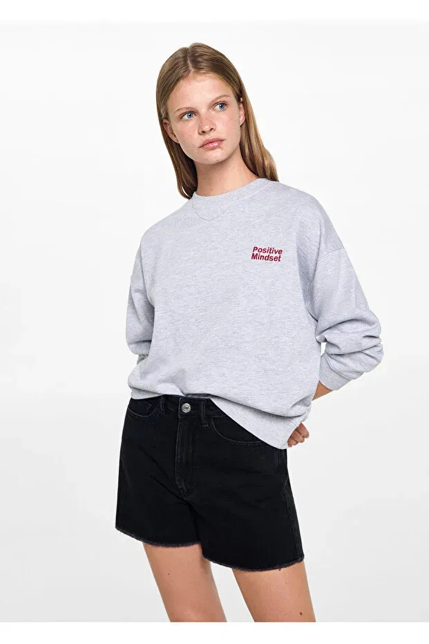 Детские шорты для девочек джинсовые Black Denim Mango — фото 2