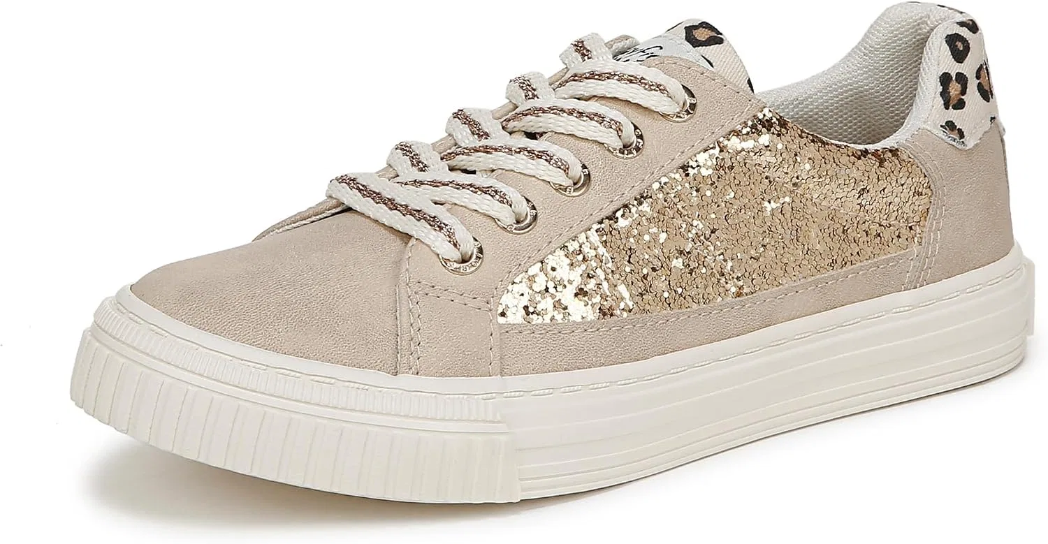 Детские кроссовки для девочек Amaze-b-k Blowfish Malibu, Silver Glitter/Faux Leather