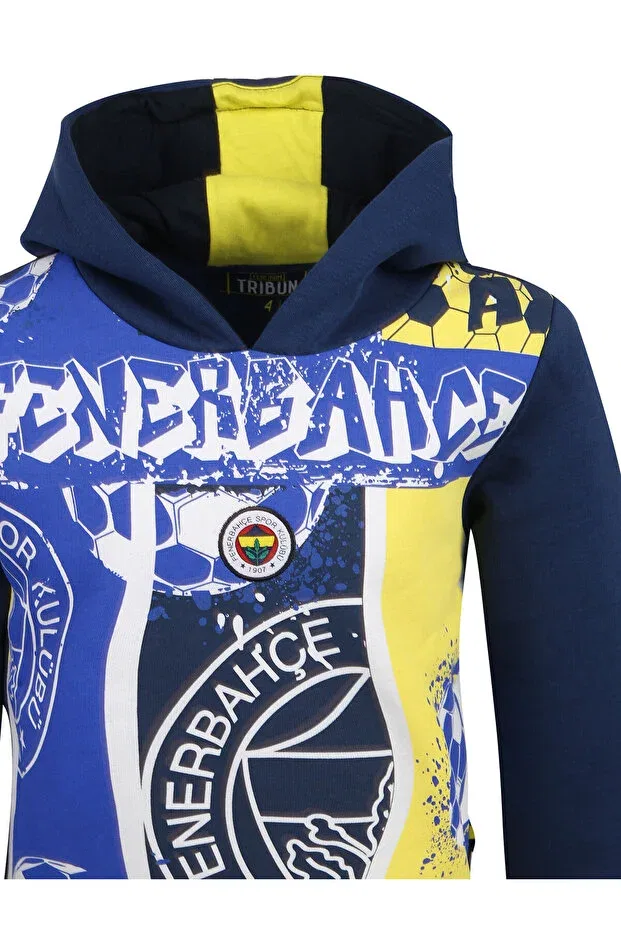 Детские свитшот для девочек с принтом Child tribun fenerbahce pattern sweat Fenerbahçe, Fb Laci 24 — фото 4