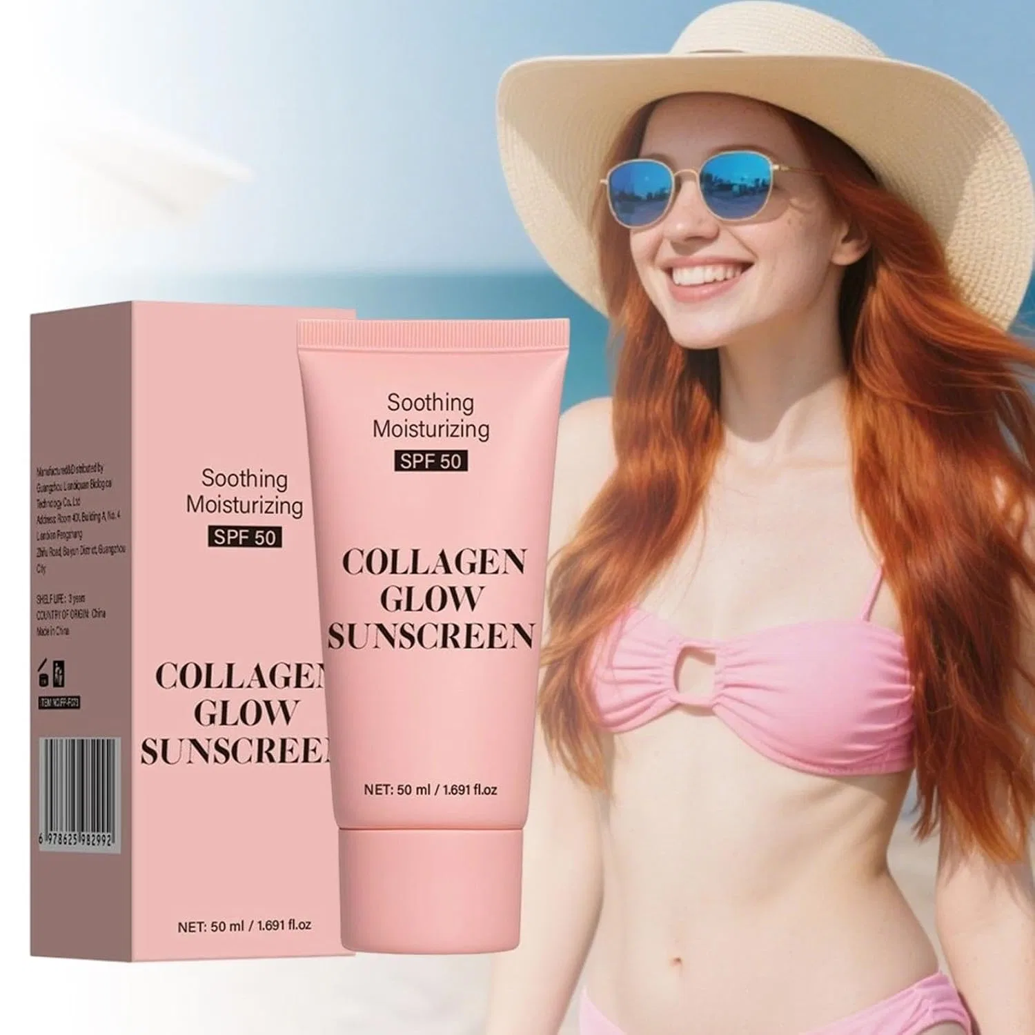 Солнцезащитный крем для лица SPF50, Yuxtth, 1 шт, 50 мл, 1PC — фото 2