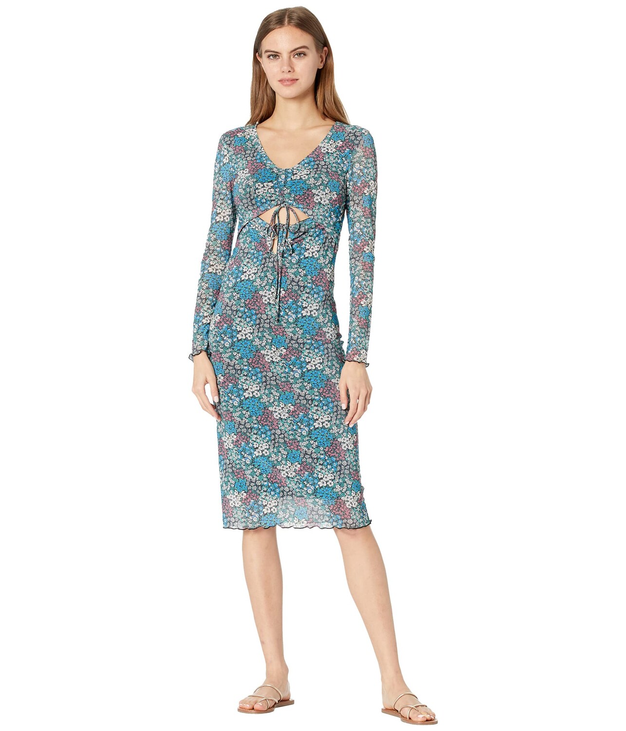 

Платье BCBGeneration, Long Sleeve Mesh Dress with Cutout GTX1D44