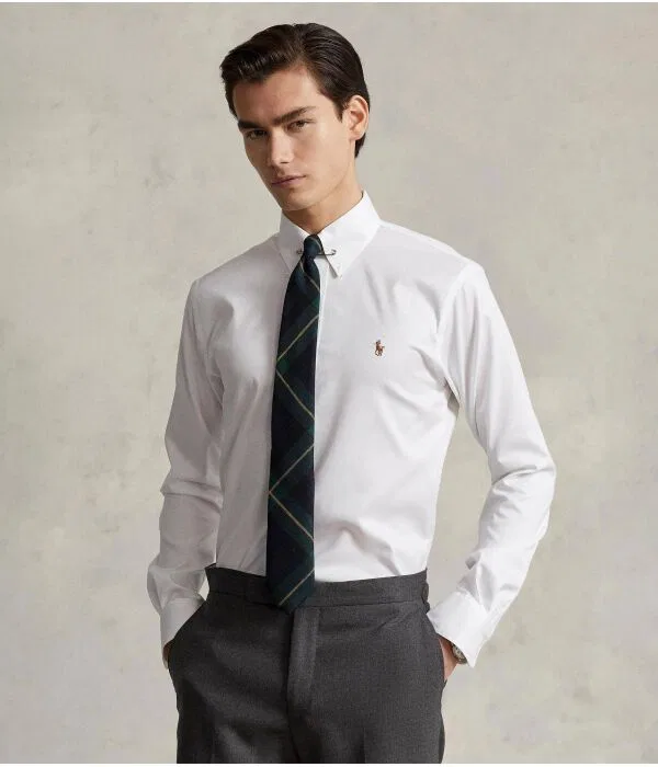 Мужская рубашка с длинным рукавом Polo Ralph Lauren, белый