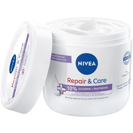 Крем для тела увлажняющий NIVEA Repair & Care, 400 мл