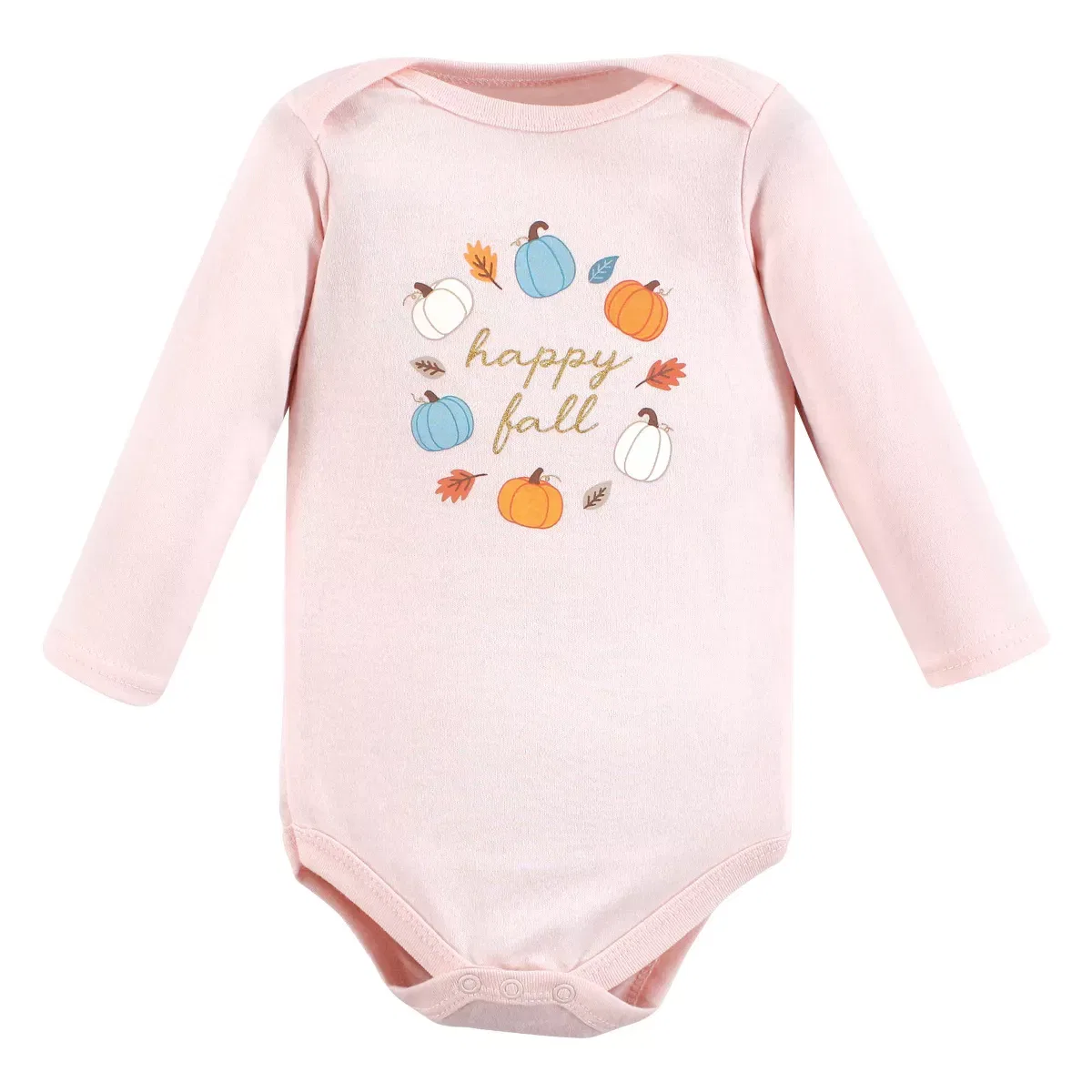 Детский боди-комбинезон с длинным рукавом комплект 7 штук Happy Fall Hudson Baby, Happy Fall 7-Pack — фото 3
