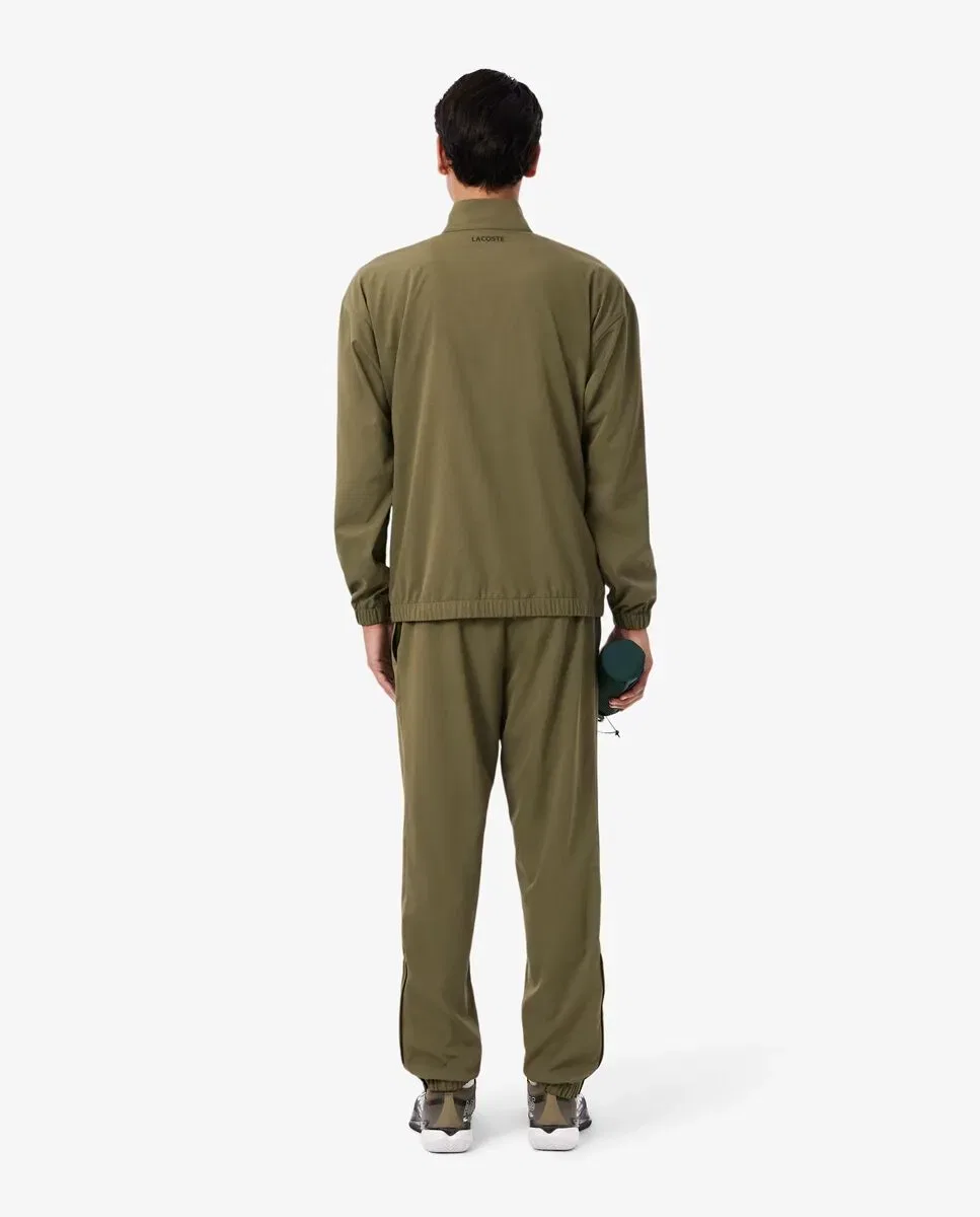 Мужской спортивный костюм для тенниса из тафты Lacoste, Verde Militar — фото 2
