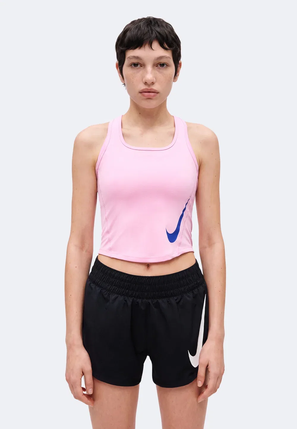 Майка для бега Tempo - топ Nike Performance, Pink Rise/Old Royal