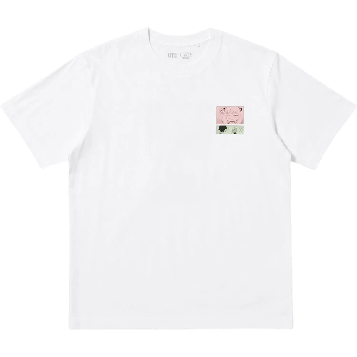 Мужская футболка с принтом SPY×FAMILY Collaboration White UNIQLO