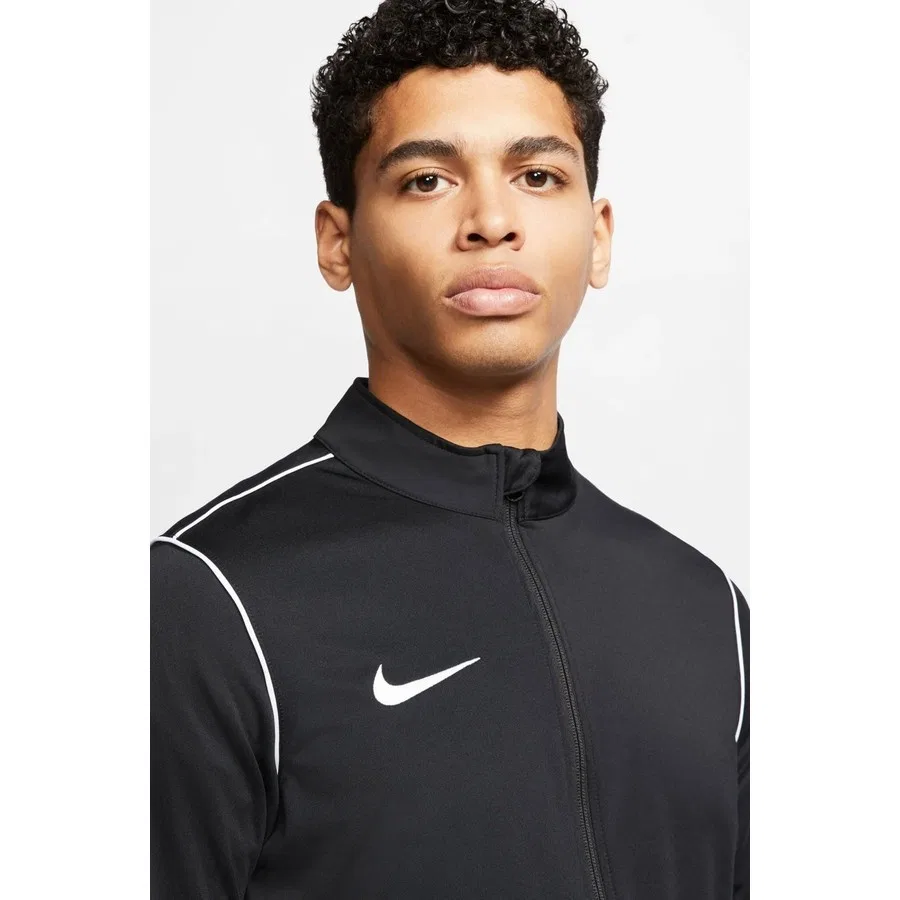 Мужская куртка-свитшот с принтом Dri Fit Park Knit Soccer Track Fleece Nike, Черный — фото 3