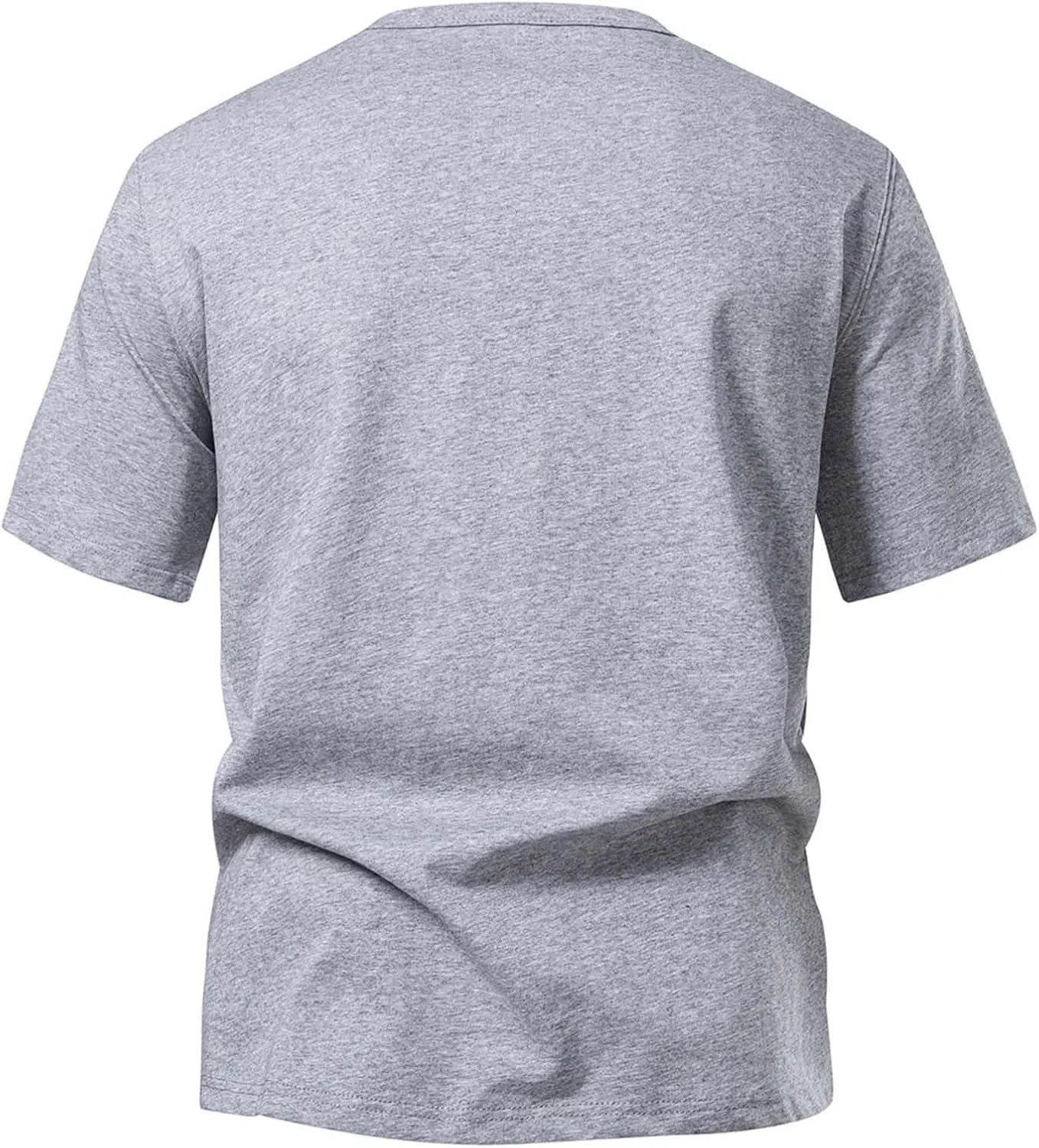 Мужская футболка хлопковая классическая Relaxed Fit, Gray — фото 3