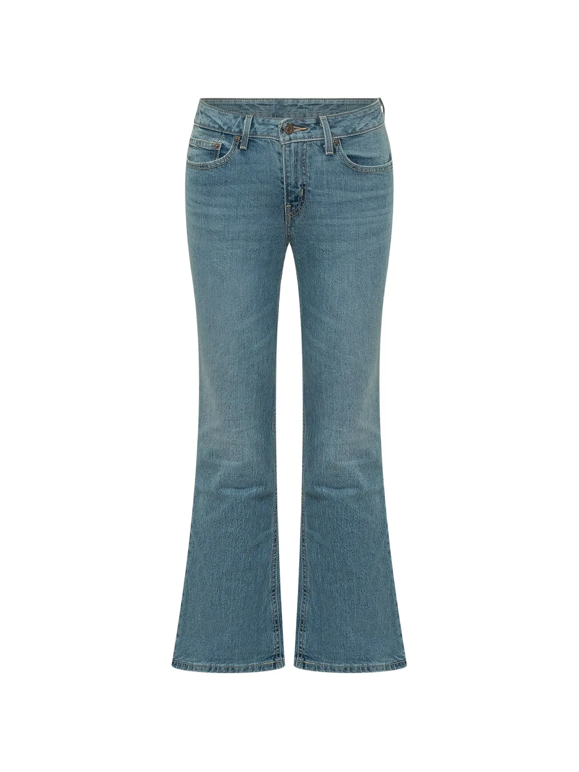 Джинсы слим-фит клеш синие Levi's, синий