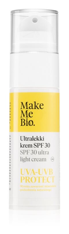 

Легкий крем с фильтрами UVA и UVB Make Me BIO UVA-UVB Protect